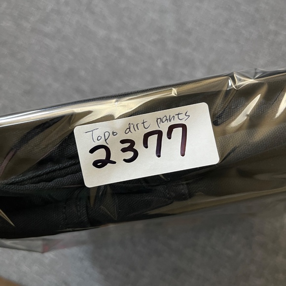 Topo Designs Dirt Pants Outdoor Hiking - Men's Size XXL - Black - Picture 10 of 10